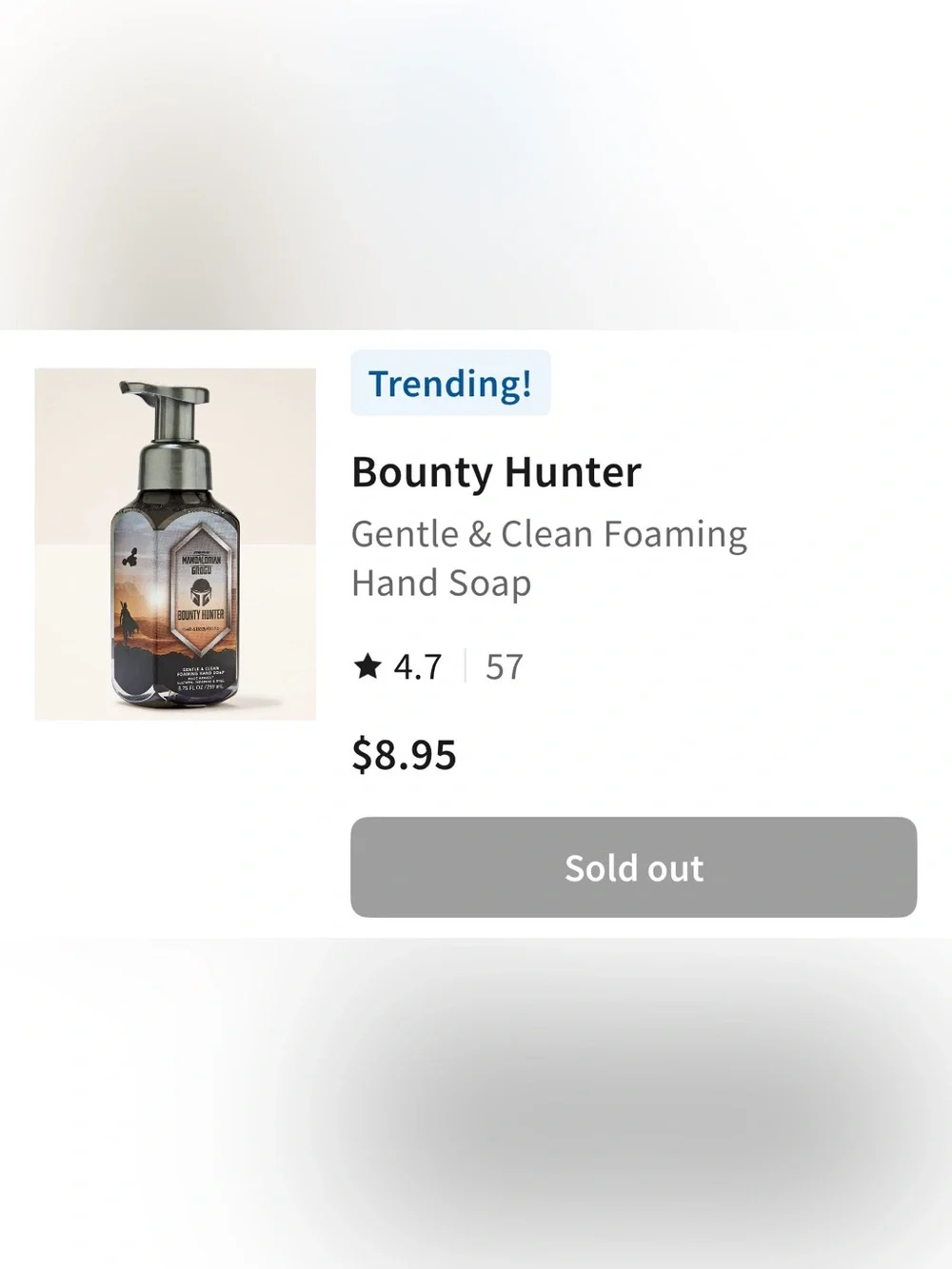 3X Star Wars BOUNTY HUNTER Foaming Hand Soap 8.75 fl oz Set Bundle